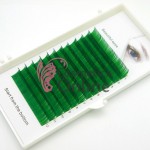 Gene false fir cu fir Beautiful Eyes BE042 Verde color D/0.10 de 12mm
